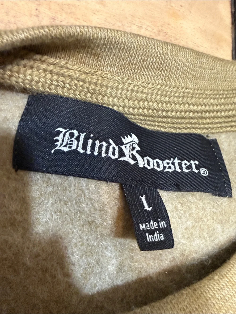 Blind Rooster by Ravelheart Embroidered Kou Sweatshirt